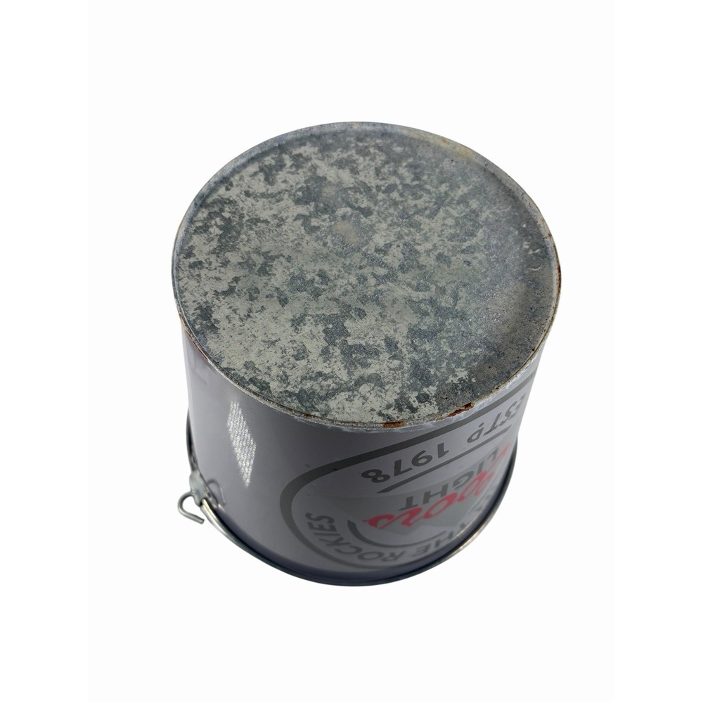 Coors Light Beer 5 Quart Galvanized Metal Ice Bucket Born In The Rockies - Picture 7 of 8